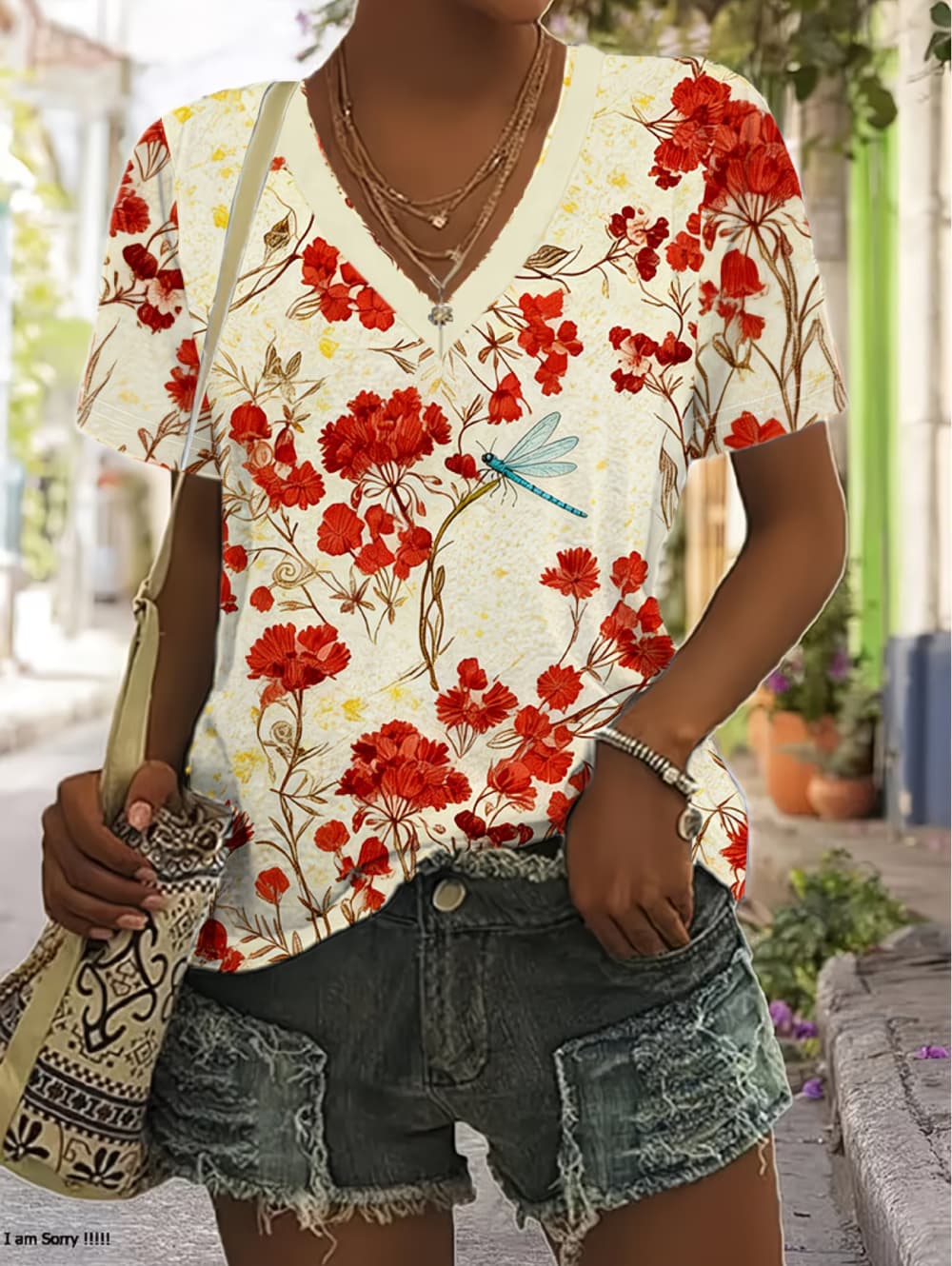 Vintage Hawaiian Floral Shirt - 여름 여성용 티셔츠 꽃무늬 그래픽 빈티지