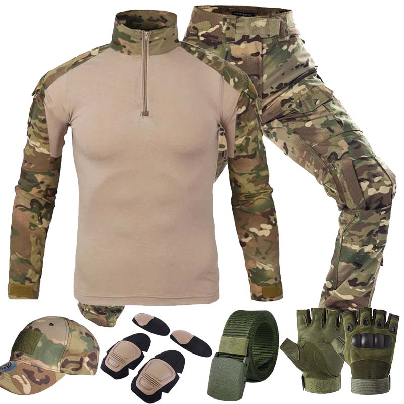 MC 아웃도어 전술복 멀티캠 유니폼 CP 미국 카고 팬 - Tactical Military Shirt Cargo 리뷰 및 가격