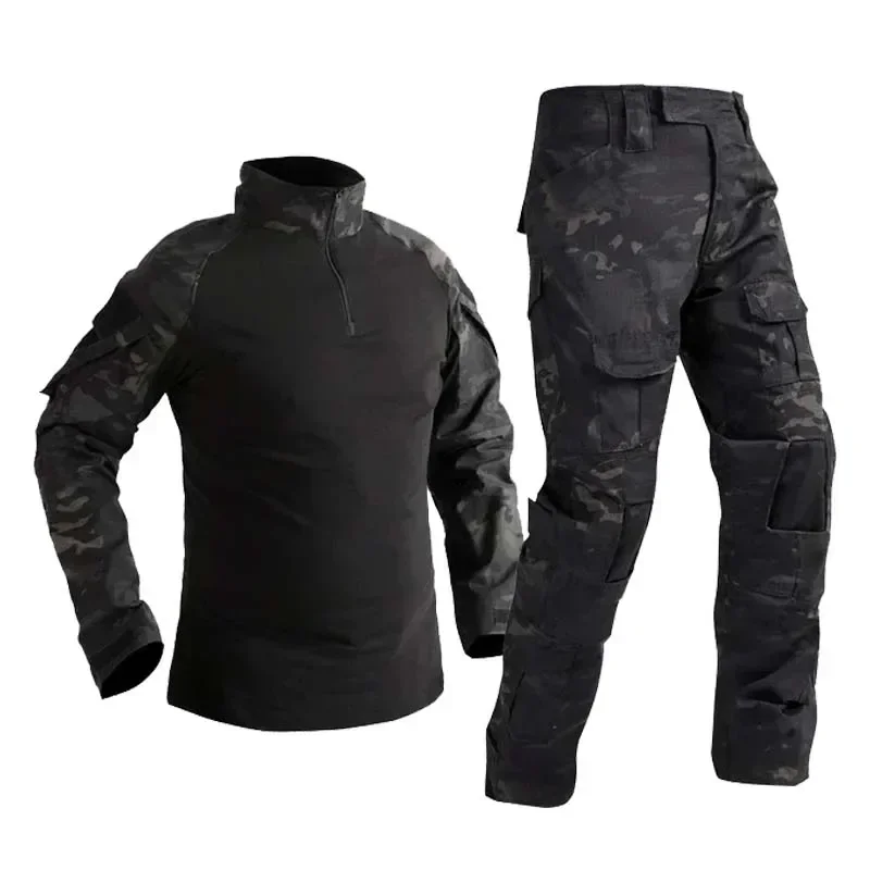 남성용 G2 전술 개구리복 세트 긴팔 전투 셔츠 카고  - Tactical Military Shirt Cargo 리뷰 및 가격