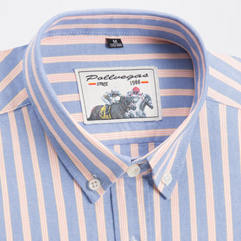 새로운 100% 순면 스마트 캐주얼 남성용 긴팔 셔츠, - Oxford Cotton Casual Shirt Business 리뷰 및 가격