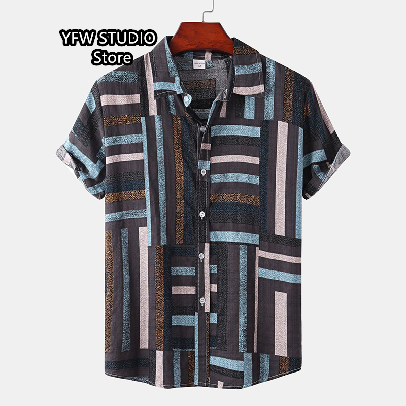 남성용 하와이안 프린트 빈티지 플로럴 블라우스 셔츠,  - Vintage Hawaiian Floral Shirt 리뷰 및 가격