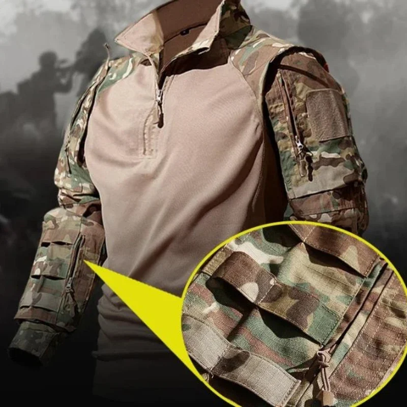 새로운 전술 셔츠 정장 남성 에어소프트 의류 페인트볼  - Tactical Military Shirt Cargo 리뷰 및 가격