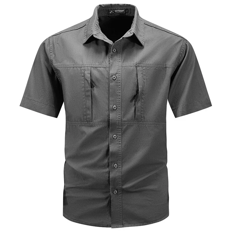 남성용 전술 반팔 셔츠 여름 신상 야외 다용도 포켓 빠 - Tactical Military Shirt Cargo 리뷰 및 가격