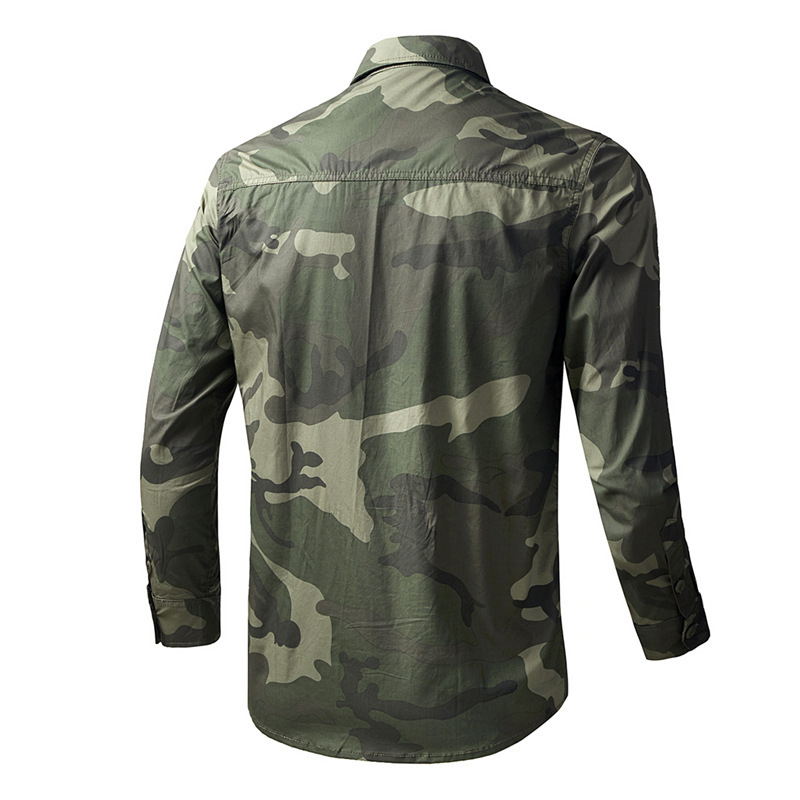 봄 가을 남성 전술 카고 셔츠 야외 남성 긴팔 군사 카 - Tactical Military Shirt Cargo 리뷰 및 가격