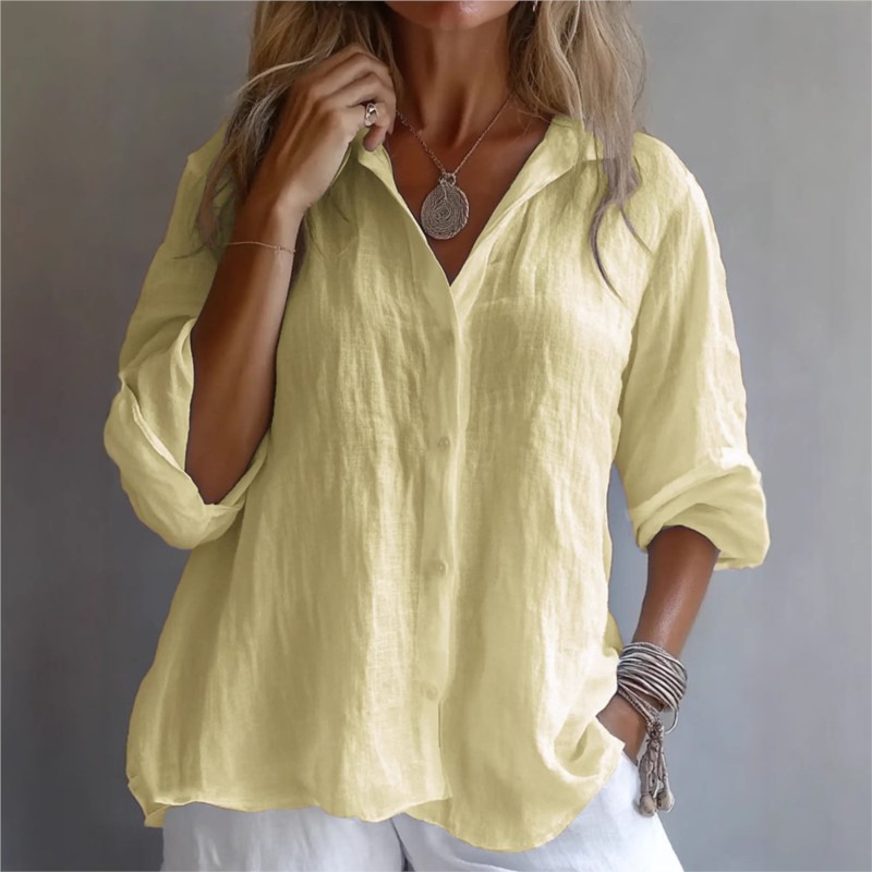 솔리드 컬러 린넨 섹시 브이넥 싱글 브레스티드 긴팔 봄 - Mens Linen Shirt Long Sleeve 리뷰 및 가격