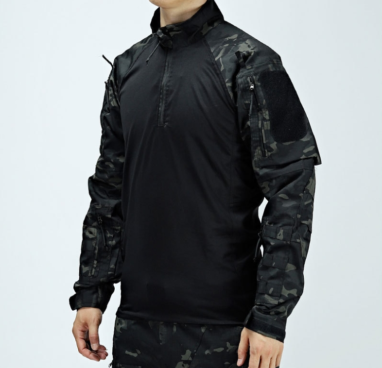 전술 군복 세트 통기성 개구리 셔츠 + 멀티 포켓 카고 - Tactical Military Shirt Cargo 리뷰 및 가격