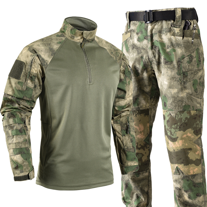 남성용 전술 전투복 세트 여름 통기성 셔츠 + 위장 카 - Tactical Military Shirt Cargo 리뷰 및 가격