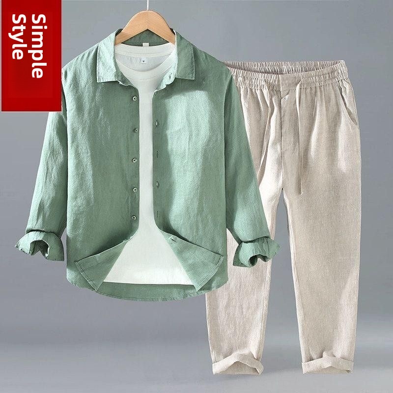 편안하고 통기성 좋은 린넨 남성 캐주얼 반소매 셔츠와  - Mens Linen Shirt Long Sleeve 리뷰 및 가격